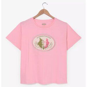 BoxLunch Wicked Elphaba & Glinda Embroidered Plus T-Shirt 1x